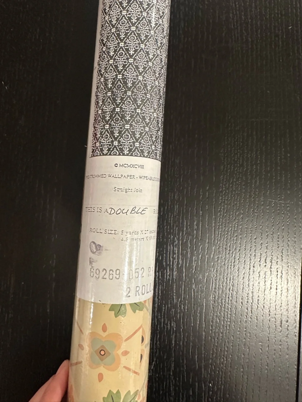 Brunshwig & Fils Designer Pugin Rose Wallpaper - RARE Floral wallpaper
